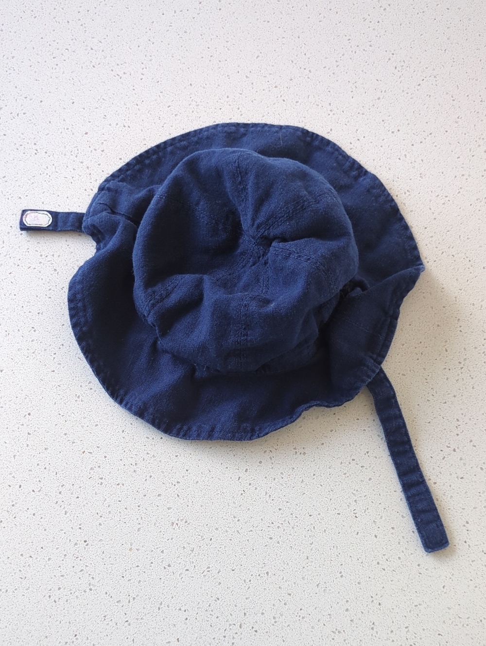 FREE W Purchase Carter's Navy Blue Toddler Sun Hat with Velcro Chin Strap